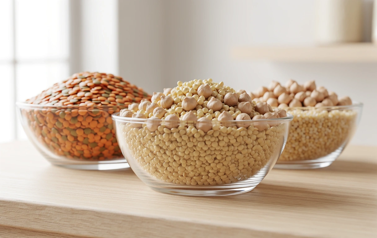 Legumi e cereali integrali